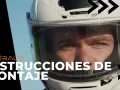 Instrucciones de montaje: cómo poner pinlock en tu casco. Un motorista con casco mira al frente.
