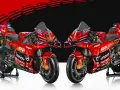 Dos motos Ducati rojas de MotoGP, listas para la competición. Las concesiones MotoGP son clave para el éxito.