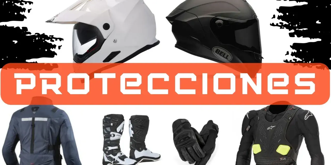 Cascos, botas, guantes y peto: todos los niveles de protecciones moto para tu seguridad.