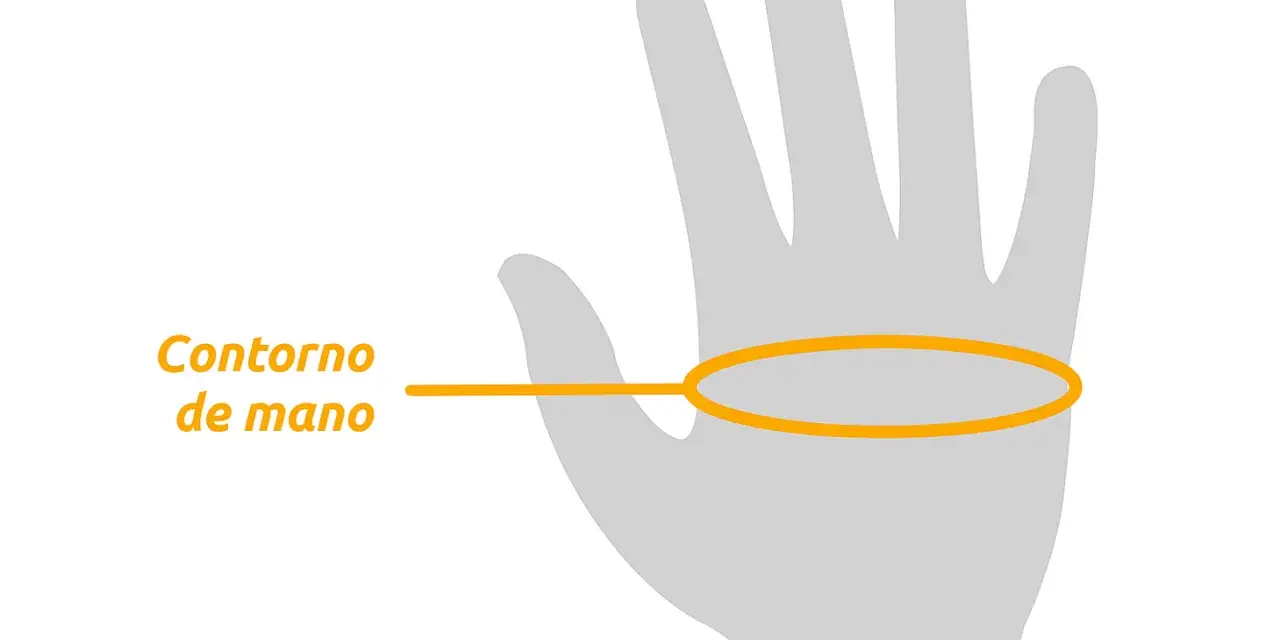 Guía para la talla de guantes de moto: mide el contorno de tu mano.