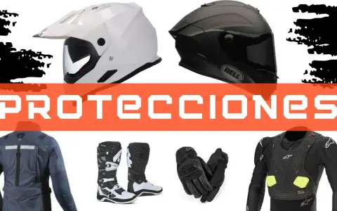 Cascos, botas, guantes y peto: todos los niveles de protecciones moto para tu seguridad.