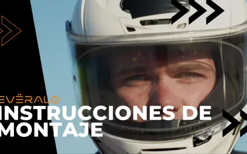 Instrucciones de montaje: cómo poner pinlock en tu casco. Un motorista con casco mira al frente.