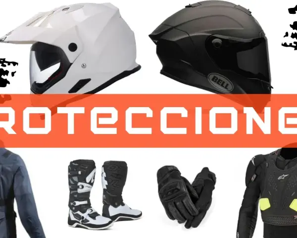 Cascos, botas, guantes y peto: todos los niveles de protecciones moto para tu seguridad.