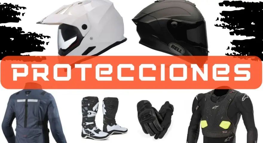 Cascos, botas, guantes y peto: todos los niveles de protecciones moto para tu seguridad.