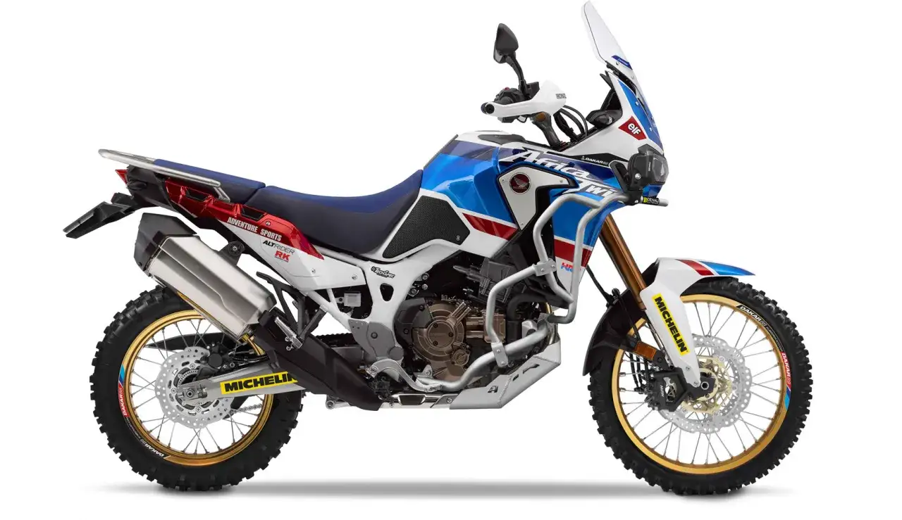 Honda Africa Twin Dakar lista para la aventura.