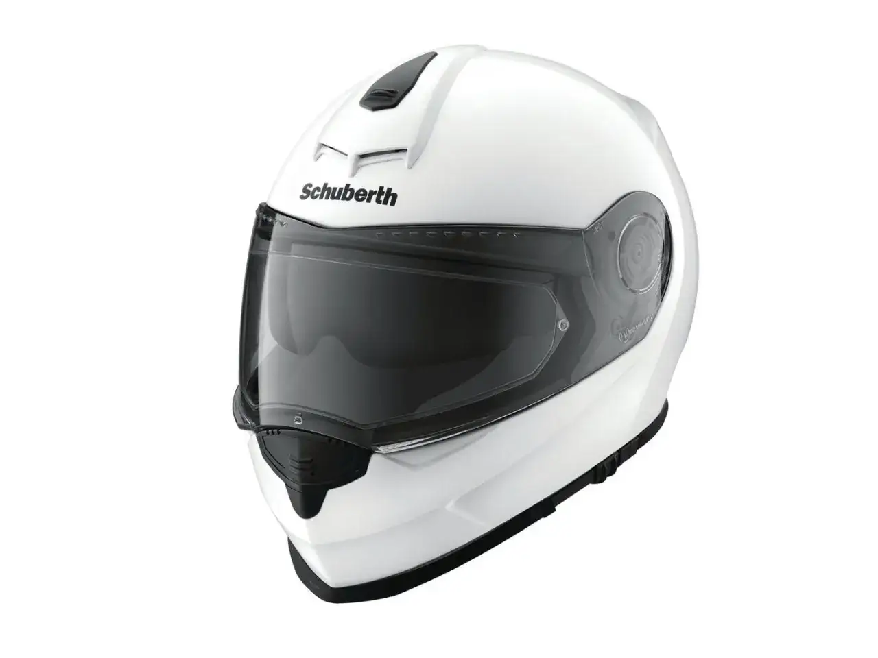 Casco Schuberth S2 blanco, ideal para quienes buscan opiniones de calidad y seguridad en su equipamiento de moto.